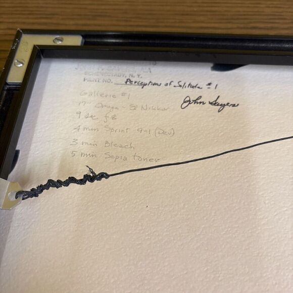 Cool! Framed Translucent Ghost Solitude #1 Photography Print Signed John Sayers - Picture 8 of 8